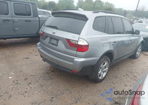 2007 BMW X3 3.0Si из США, поврежденный, VIN WBXPC93487WF20145